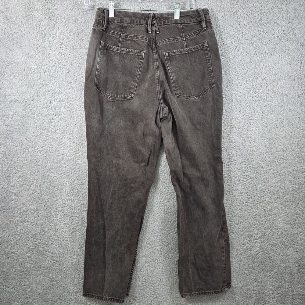Good American Jeans Womens 4/27 Gray Good Curve Straight High Rise 27 Inseam - Picture 6 of 12